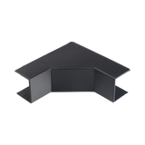 Esquinero Interior Color Negro de PVC Auto Axtinguible, Para Canaleta TMK-1720-N-CC (5220-02003)