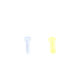 Paquete de 20 taquetes amarillo  1" y 20 tornillos 8mm x 1"