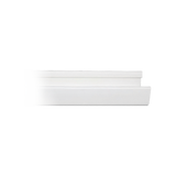 Canaleta blanca de PVC auto extinguible, con 2 plataformas, 4 cinthos TH 190, 2 thornillos 10 x 1 1/2&rdquo;, 2 thorquetes TP2X. (9001-01250)