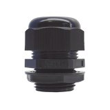 Conector Plástico Negro Tipo Glándula para Rosca NPT 1"