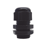 Conector Plástico Negro Tipo Glándula para Rosca NPT 1/2"