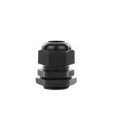 Conector Plástico Negro Tipo Glándula para Cable de 10 a 14 mm de Diámetro.