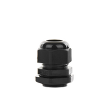 Conector Plástico Negro Tipo Glándula para Cable de 10 a 14 mm de Diámetro.