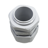 Conector Plástico Blanco Tipo Glándula para Rosca NPT 3/4"