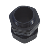 Conector Plástico Negro Tipo Glándula para Rosca NPT 3/4"