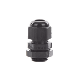 Conector Plástico Negro Tipo Glándula para Cable de 3.5 a 6 mm de Diámetro.