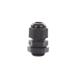 Conector Plástico Negro Tipo Glándula para Cable de 3.5 a 6 mm de Diámetro.
