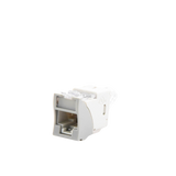 Jack UltraMAX Cat6A, UTP, Montaje híbrido en Placa de Pared (Plano y Angulado), Color Gris, Punch Down