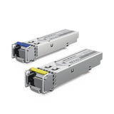 UFiber Módulo SFP, transceptor MiniGibic MonoModo 1.25 Gbps, distancia 3km, Simplex, un conector LC, incluye 2 tranceptores