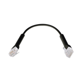 UniFi Ethernet Patch Cable Cat6 de 22 cm, color negro