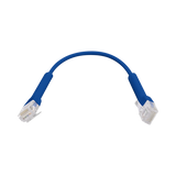 UniFi Ethernet Patch Cable Cat6 de 22 cm, color azul