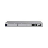 UniFi Cloud Gateway: Dream Machine PRO MAX. Administra hasta 150 dispositivos UniFi y 2000 clientes/todas las aplicaciones UniFi/5 Gbps de ruteo con IDS/IPS, 2 bahías 3.5", 128 GB SSD internos, Fail Over, balanceo de cargas, VPN/SD-WAN