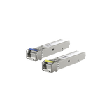 UFiber Módulo SFP, transceptor MiniGibic MonoModo 1.25 Gbps, distancia 3km, un conector LC, incluye 2 tranceptores