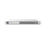 UniFi Switch PRO Aggregation Capa 3 para fibra óptica con 28 puertos SFP+ (10G) y 4 puertos SFP28 (25G), pantalla informativa