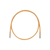 Cable de Parcheo, UTP Cat5e, Diámetro Reducido (28AWG), Color Naranja, 1 ft