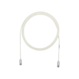 Cable de Parcheo TX6, UTP Cat6, Diámetro Reducido (28AWG), Color Blanco Mate, 10ft