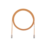 Cable de Parcheo TX6, UTP Cat6, Diámetro Reducido (28AWG), Color Naranja, 10ft