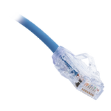 Cable de Parcheo TX6, UTP Cat6, Diámetro Reducido (28AWG), Color Azul, 1ft