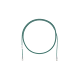 Cable de Parcheo TX6, UTP Cat6, Diámetro Reducido (28AWG), Color Verde, 3ft