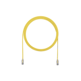 Cable de Parcheo TX6, UTP Cat6, Diámetro Reducido (28AWG), Color Amarillo, 3ft