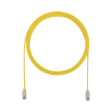 Cable de Parcheo TX6, UTP Cat6, Diámetro Reducido (28AWG), Color Amarillo, 4ft