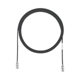 Cable de Parcheo TX6, UTP Cat6, Diámetro Reducido (28AWG), Color Negro, 5ft