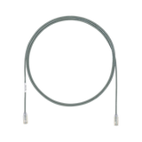 Cable de Parcheo TX6, UTP Cat6, Diámetro Reducido (28AWG), Color Gris, 5ft