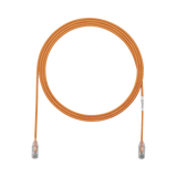 Cable de Parcheo TX6, UTP Cat6, Diámetro Reducido (28AWG), Color Naranja, 5ft
