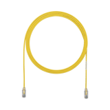 Cable de Parcheo TX6, UTP Cat6, Diámetro Reducido (28AWG), Color Amarillo, 7ft