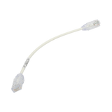 Cable de Parcheo TX6, UTP Cat6, Diámetro Reducido (28AWG), Color Blanco, 8in (20.2cm)