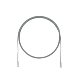 Cable de Parcheo UTP Cat6A, CM/LSZH, Diámetro Reducido (28AWG), Color Gris, 15ft