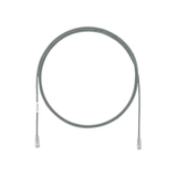 Cable de Parcheo UTP Cat6A, CM/LSZH, Diámetro Reducido (28AWG), Color Gris, 1 ft