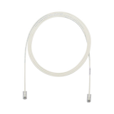 Cable de Parcheo UTP Cat6A, CM/LSZH, Diámetro Reducido (28AWG), Color Blanco Mate, 20ft