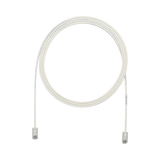 Cable de Parcheo UTP Cat6A, CM/LSZH, Diámetro Reducido (28AWG), Color Blanco Mate, 30 ft