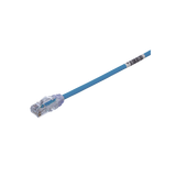 Cable de Parcheo UTP Cat6A, CM/LSZH, Diámetro Reducido (28AWG), Color Azul, 3 m.