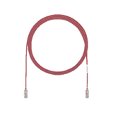 Cable de Parcheo UTP Cat6A, CM/LSZH, Diámetro Reducido (28AWG), Color Rojo, 3ft