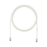 Cable de Parcheo UTP Cat6A, CM/LSZH, Diámetro Reducido (28AWG), Color Blanco Mate, 4ft
