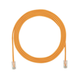 Cable de Parcheo UTP Cat6A, CM/LSZH, Diámetro Reducido (28AWG), Color Naranja, 5ft