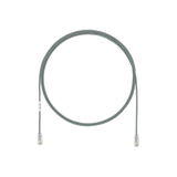 Cable de Parcheo UTP Cat6A, CM/LSZH, Diámetro Reducido (28AWG), Color Gris, 65ft