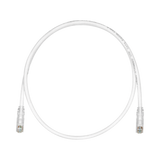 Cable de Parcheo TX6, UTP Cat6, 24 AWG, CM, Color Blanco Mate, 50 cm
