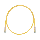 Cable de Parcheo TX6, UTP Cat6, 24 AWG, CM, Color Amarillo, 10ft