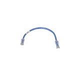 Cable de Parcheo TX6, UTP Cat6, 24 AWG, CM, Color Azul, 1 ft