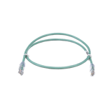 Cable de Parcheo TX6, UTP Cat6, 24 AWG, CM, Color Verde, 3 ft.
