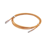 Cable de Parcheo TX6, UTP Cat6, 24 AWG, CM, Color Naranja, 3ft