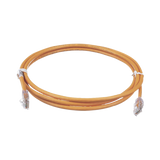 Cable de Parcheo TX6, UTP Cat6, 24 AWG, CM, Color Naranja, 3ft