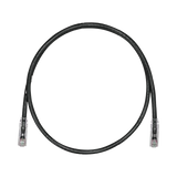 Cable de Parcheo TX6, UTP Cat6, 24 AWG, CM, Color Negro, 6 ft.