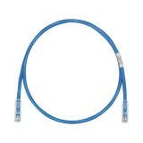 Cable de Parcheo TX6, UTP Cat6, 24 AWG, CM, Color Azul, 8 Metros