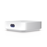 Router UniFi Ultra Express UX con WiFi 6, 1 puerto WAN GbE / 1 puerto GbE LAN. Administra hasta 4 dispositivos UniFi en modo  Gateway, o funciona como AP, hasta 50 clientes