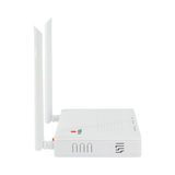 ONU Dual G/EPON con Wi-Fi en 2.4 GHz + 4 puertos LAN Gigabit, hasta 300 Mbps vía inalámbrico