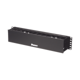 Organizador de Cables Horizontal PatchLink, Sencillo (Solo Frontal), Para Rack de 19in, 2UR